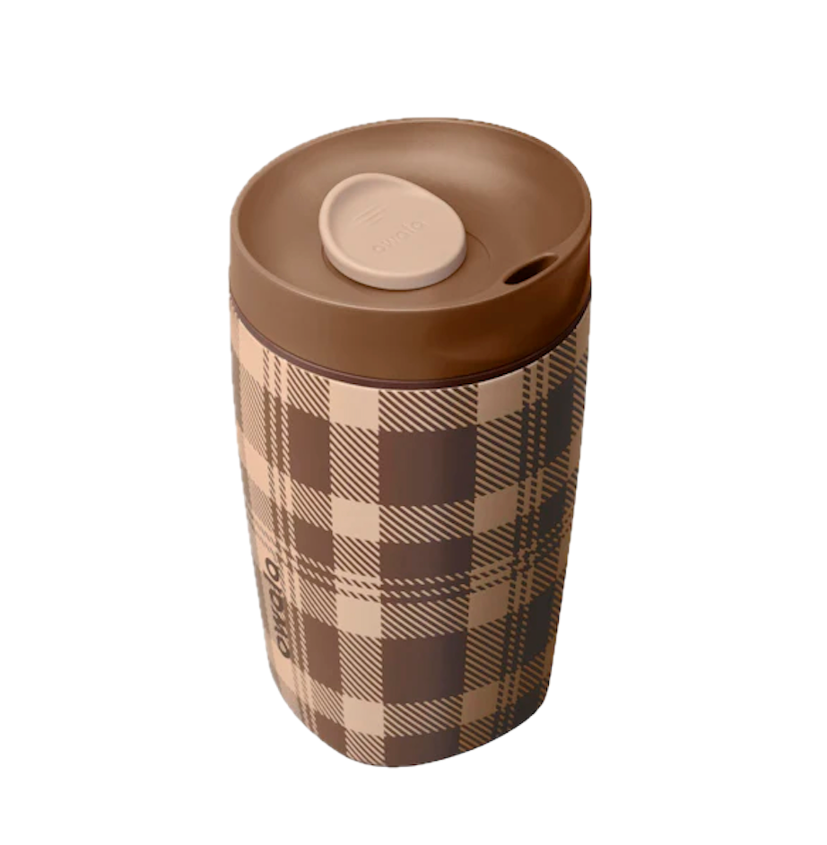 SmoothSip® Slider Plaid and Simple - 12oz