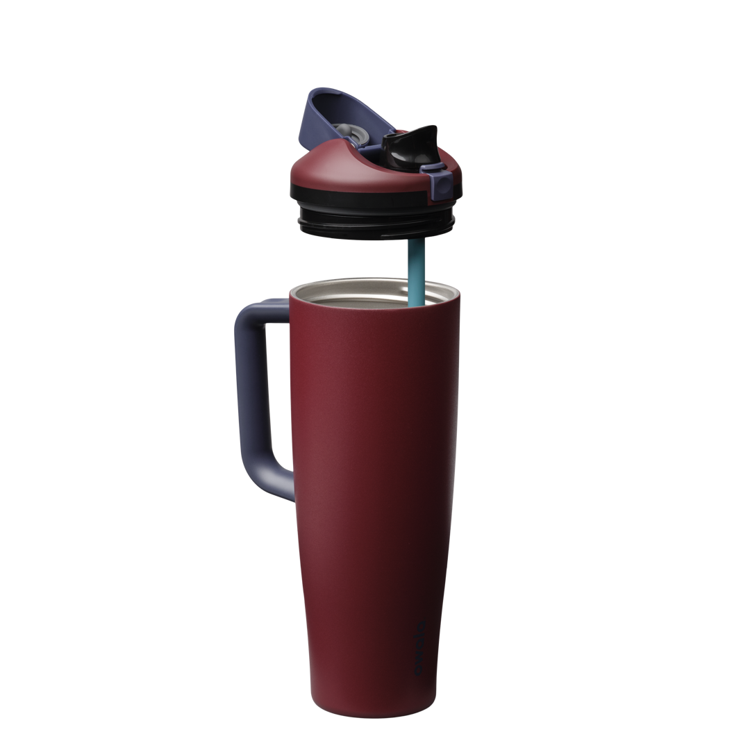 FreeSip® Tumbler Burgundy Bay - 40oz