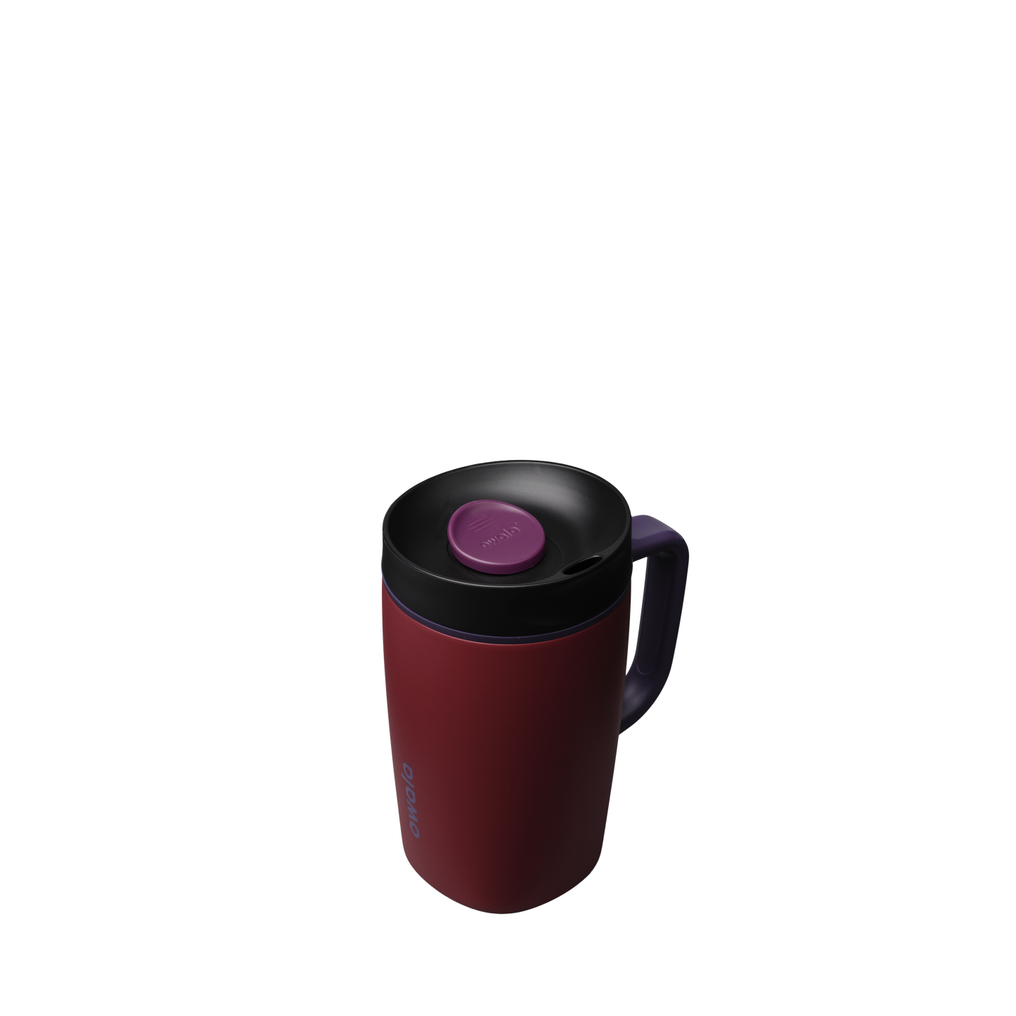 SmoothSip® Slider with Handle Burgundy Bay - 12oz