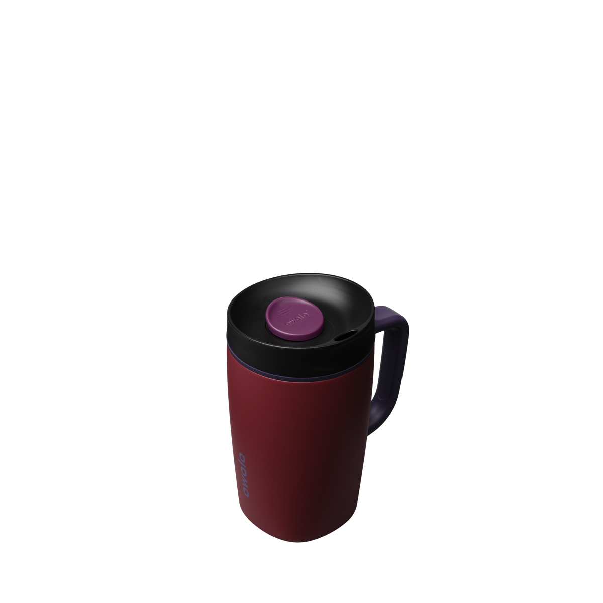SmoothSip® Slider with Handle Burgundy Bay - 12oz