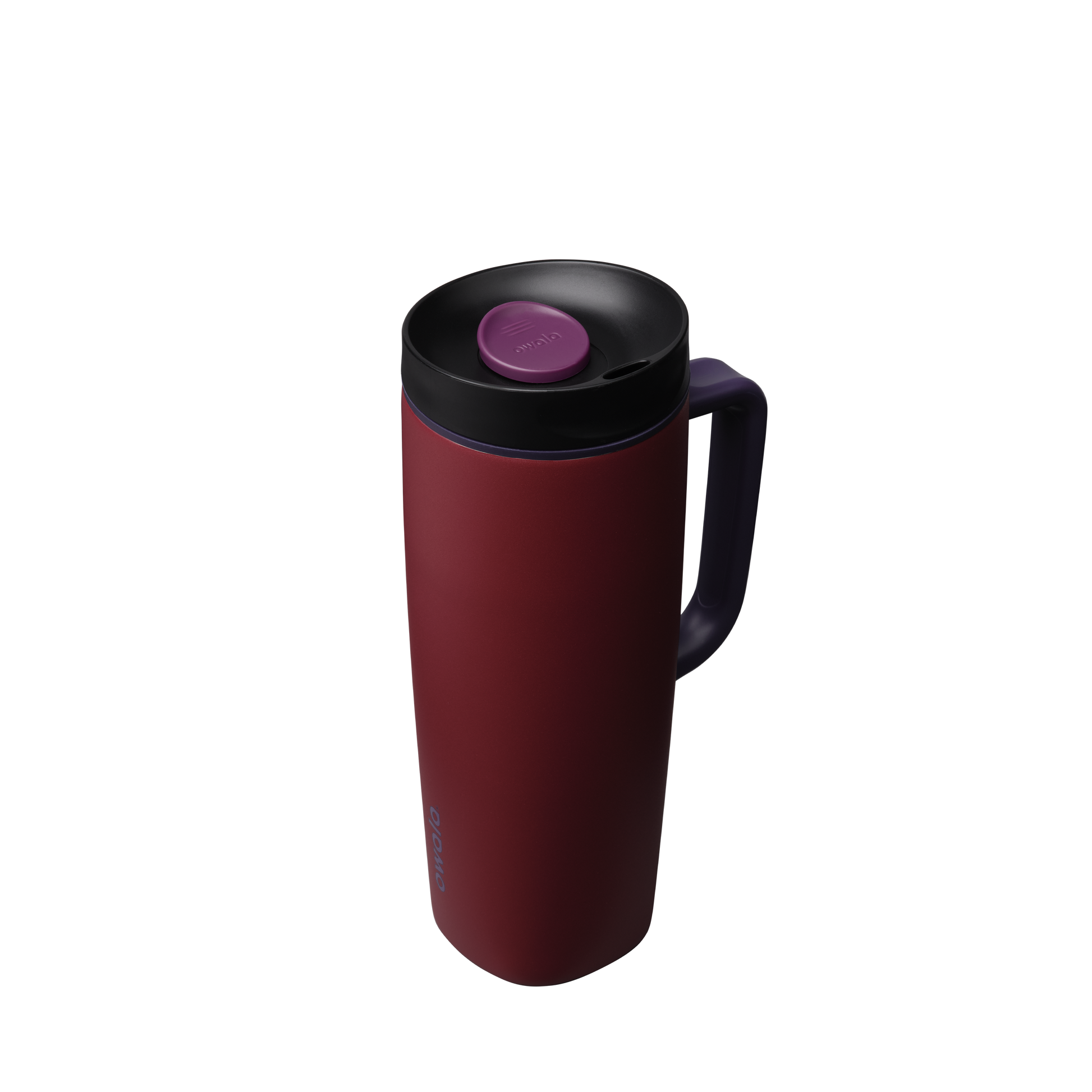 SmoothSip® Slider with Handle Burgundy Bay - 24oz
