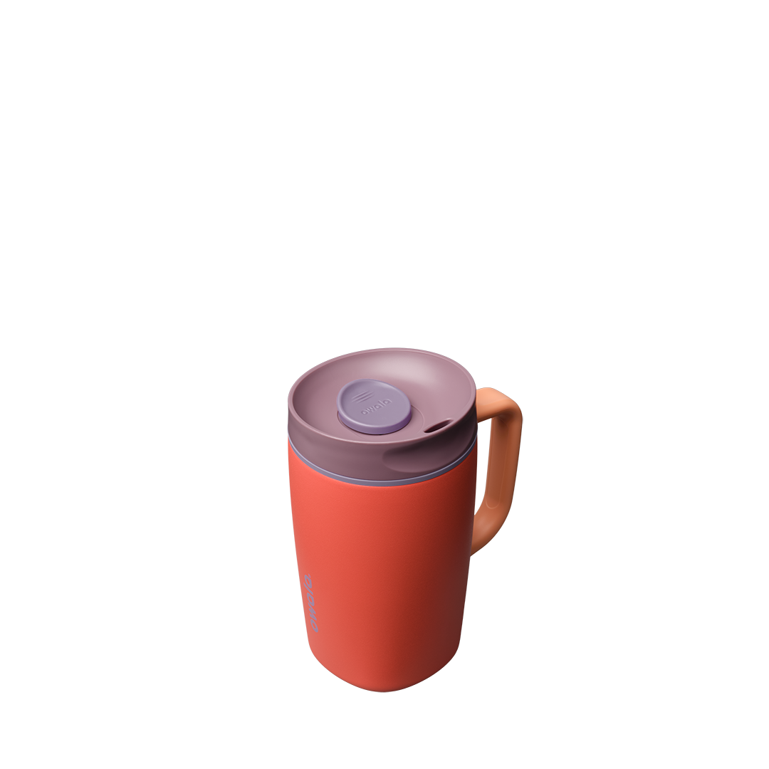 SmoothSip® Slider with Handle Terracotta Sunset - 12oz