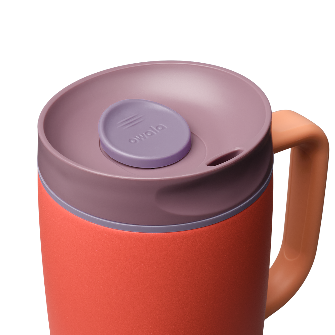 SmoothSip® Slider with Handle Terracotta Sunset - 12oz
