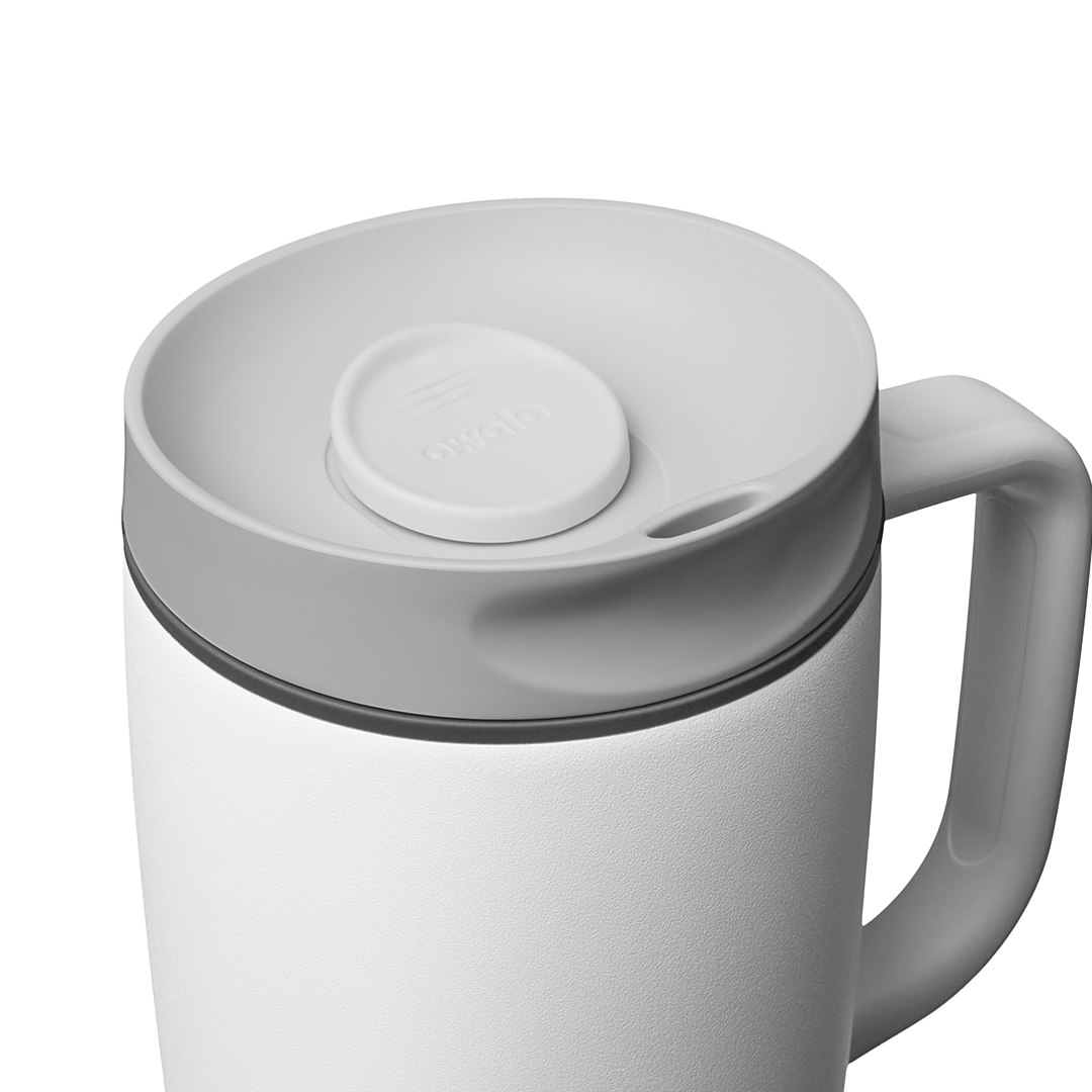 SmoothSip® Slider with Handle Shy Marshmallow - 12oz