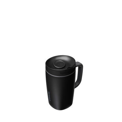 SmoothSip® Slider with Handle Very, Very Dark - 12oz
