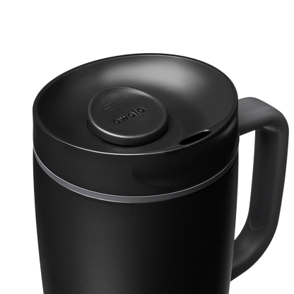 SmoothSip® Slider with Handle Very, Very Dark - 12oz