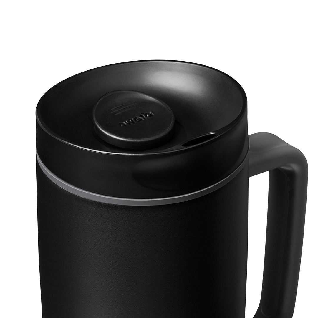 SmoothSip® Slider with Handle Very, Very Dark - 24oz