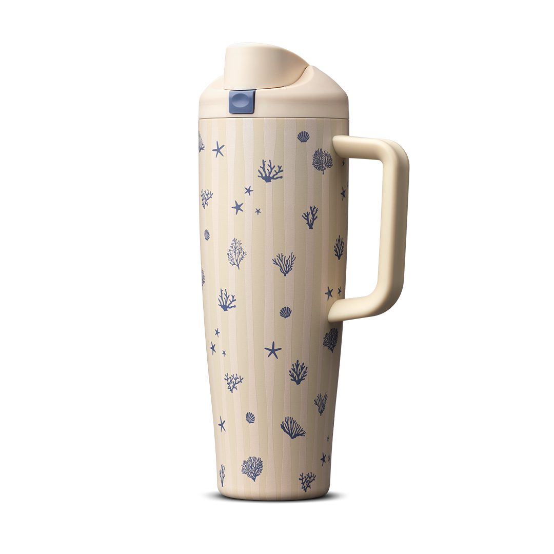 Birthday Bash Coral Cabana / 40oz FreeSip Tumbler®