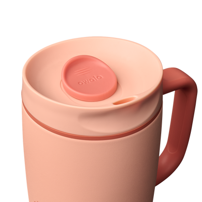 SmoothSip® Slider with Handle Peach of Mind - 12oz