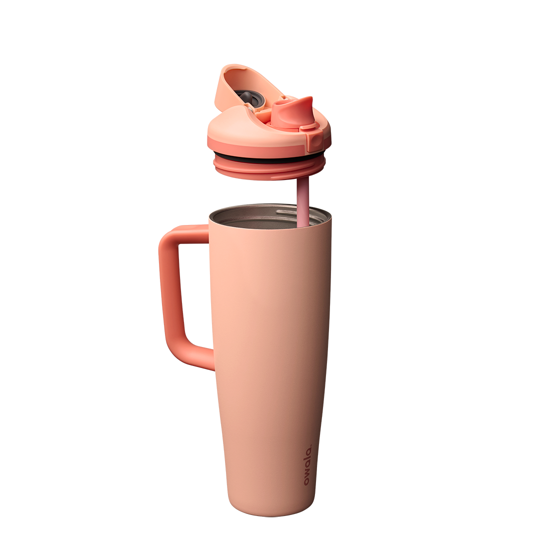 FreeSip® Tumbler Peach of Mind - 40oz