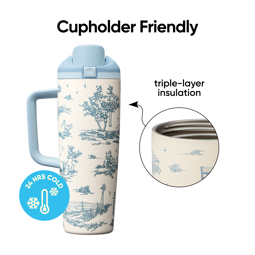FreeSip® Tumbler Toile Be Home - 30oz