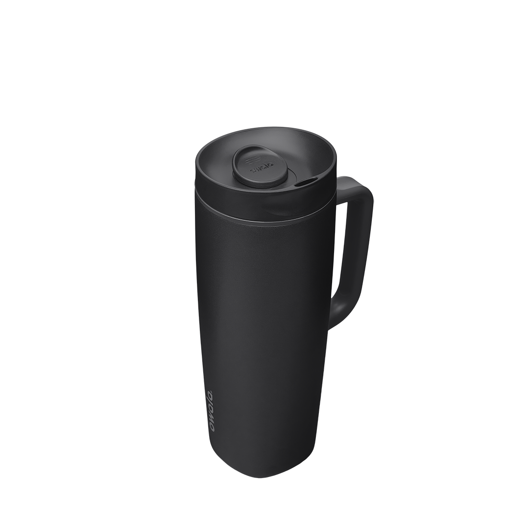 SmoothSip® Slider with Handle Very, Very Dark - 24oz