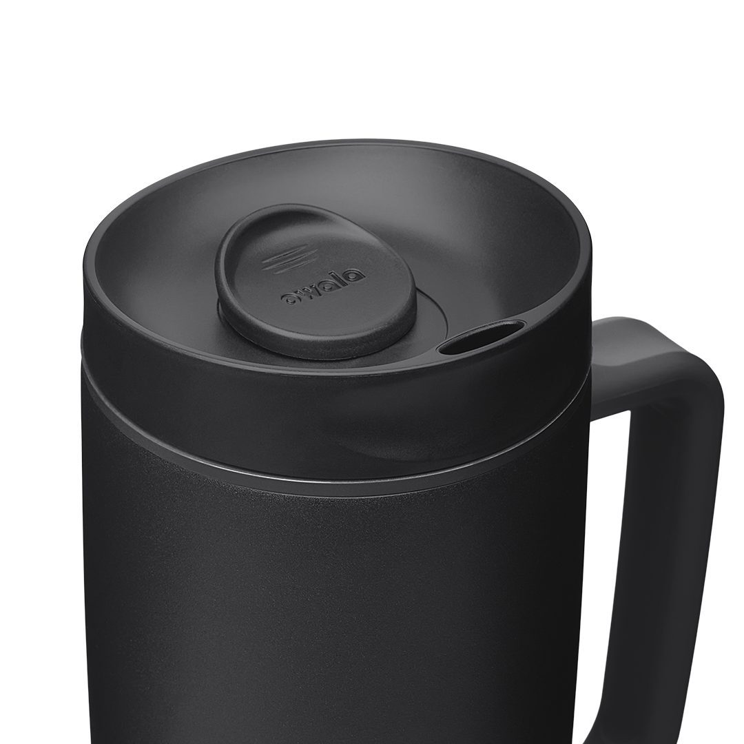 SmoothSip® Slider with Handle Very, Very Dark - 24oz