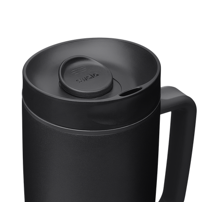 SmoothSip® Slider with Handle Very, Very Dark - 24oz
